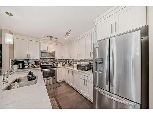 721 Skyview Ranch Grove Ne, Calgary, AB - Indoor Photo Showing Kitchen With Upgraded Kitchen