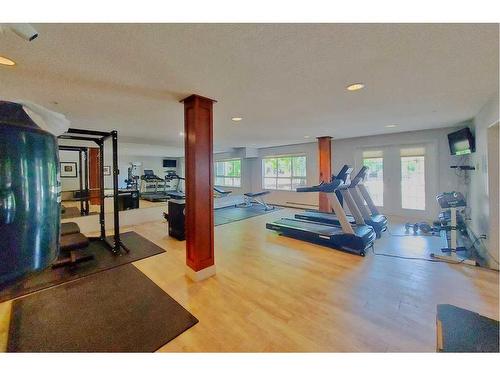 438-35 Richard Court Sw, Calgary, AB - Indoor Photo Showing Gym Room