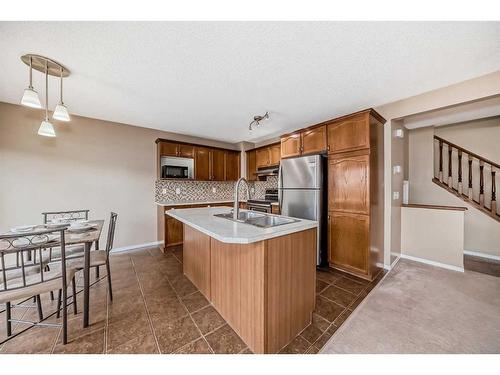 69 Saddlehorn Crescent, Calgary, AB - Indoor Photo Showing Kitchen With Double Sink
