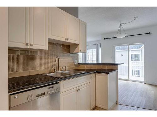 302-42 6A Street Ne, Calgary, AB - Indoor Photo Showing Kitchen With Double Sink