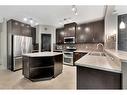 31 Copperstone Mews Se, Calgary, AB  - Indoor Photo Showing Kitchen With Double Sink With Upgraded Kitchen 