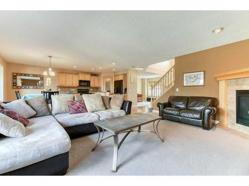 89 Coventry Hills Drive Ne, Calgary, AB - Indoor Photo Showing Living Room With Fireplace