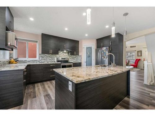 74 Martha'S Meadow Close Ne, Calgary, AB - Indoor Photo Showing Kitchen With Upgraded Kitchen