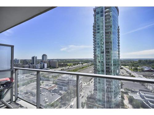1804-1122 3 Street Se, Calgary, AB - Outdoor With Balcony With View