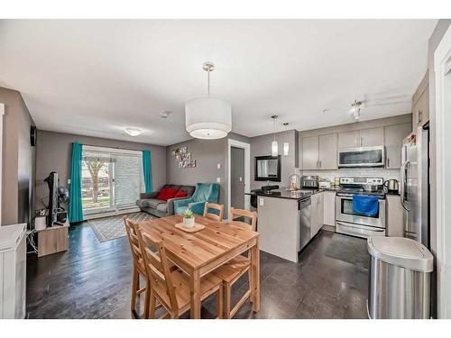 2111-240 Skyview Ranch Road Ne, Calgary, AB - Indoor Photo Showing Kitchen With Stainless Steel Kitchen With Upgraded Kitchen