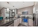 2111-240 Skyview Ranch Road Ne, Calgary, AB  - Indoor Photo Showing Kitchen With Stainless Steel Kitchen With Upgraded Kitchen 