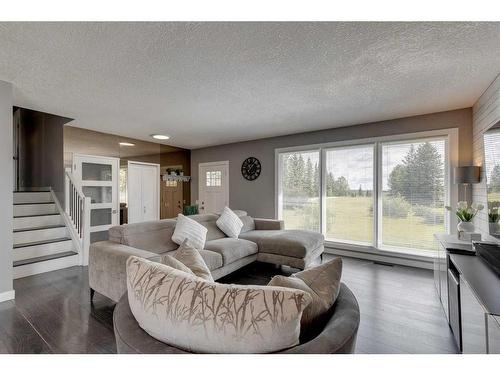 117 Hill Spring Meadows, Rural Rocky View County, AB - Indoor Photo Showing Living Room