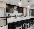 808 Lakewood Circle, Strathmore, AB  - Indoor Photo Showing Kitchen With Stainless Steel Kitchen With Upgraded Kitchen 