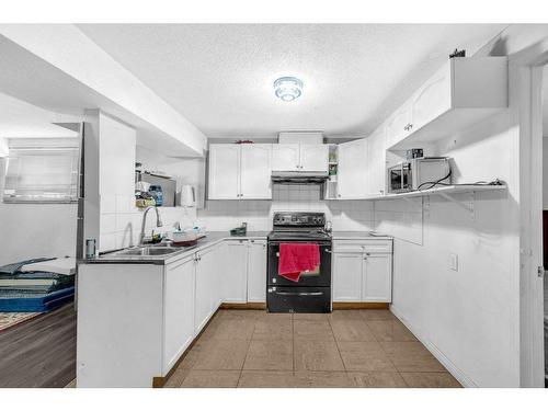 70 Saddlecrest Terrace Ne, Calgary, AB - Indoor Photo Showing Kitchen With Double Sink