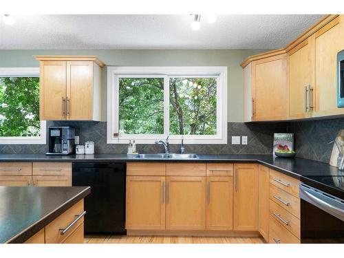 64 Ranchridge Way Nw, Calgary, AB - Indoor Photo Showing Kitchen With Double Sink