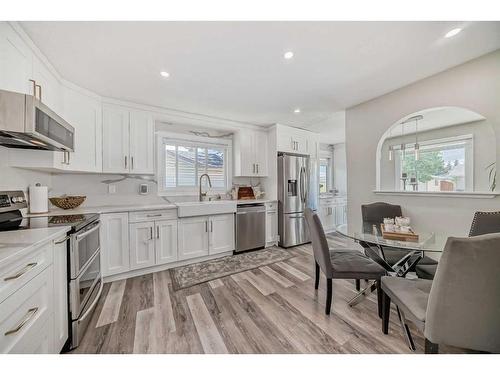 1708 65 Street Ne, Calgary, AB - Indoor Photo Showing Kitchen With Stainless Steel Kitchen