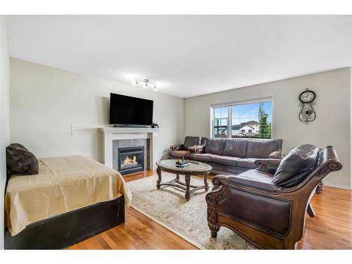 131 Tarawood Grove, Calgary, AB - Indoor With Fireplace