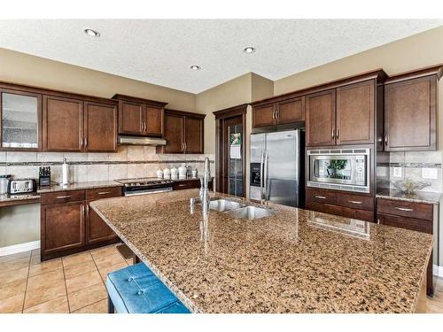 145 Skyview Ranch Crescent Ne, Calgary, AB - Indoor Photo Showing Kitchen With Double Sink