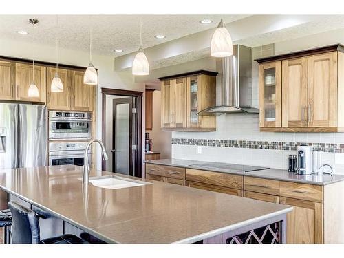 50 Sage Hill Way Nw, Calgary, AB - Indoor Photo Showing Kitchen With Double Sink