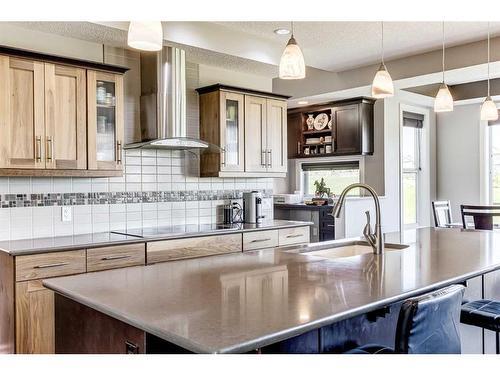 50 Sage Hill Way Nw, Calgary, AB - Indoor Photo Showing Kitchen With Upgraded Kitchen