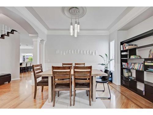 468 Mckenzie Lake Bay Se, Calgary, AB - Indoor Photo Showing Dining Room