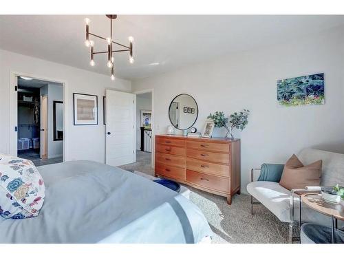 36 Auburn Springs Cove Se, Calgary, AB - Indoor Photo Showing Bedroom