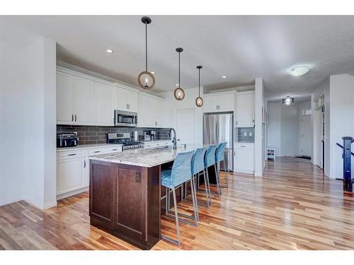 36 Auburn Springs Cove Se, Calgary, AB - Indoor Photo Showing Kitchen With Upgraded Kitchen