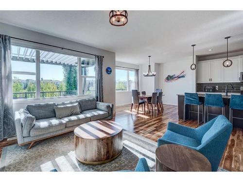 36 Auburn Springs Cove Se, Calgary, AB - Indoor Photo Showing Living Room