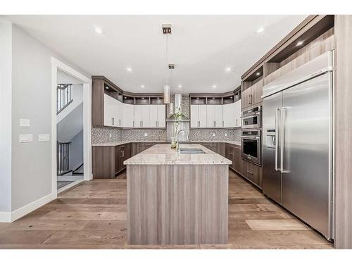 66 Heston Street Nw, Calgary, AB - Indoor Photo Showing Kitchen With Stainless Steel Kitchen With Upgraded Kitchen