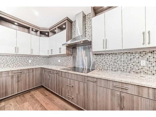 66 Heston Street Nw, Calgary, AB - Indoor Photo Showing Kitchen With Upgraded Kitchen