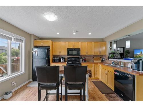 533 Mckenzie Towne Drive Se, Calgary, AB - Indoor Photo Showing Kitchen With Double Sink