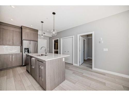 2107-681 Savanna Boulevard Ne, Calgary, AB - Indoor Photo Showing Kitchen With Upgraded Kitchen