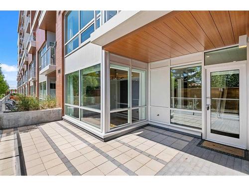 102-8505 Broadcast Avenue Sw, Calgary, AB - Outdoor With Deck Patio Veranda With Exterior