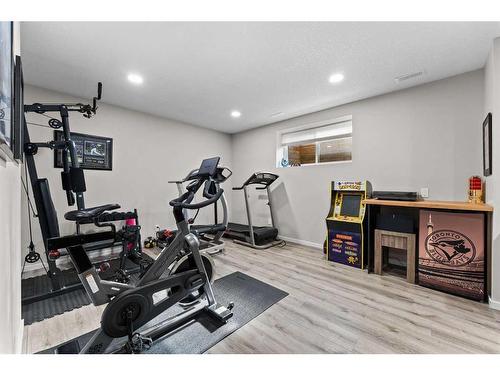 165 Ranch Road, Okotoks, AB - Indoor Photo Showing Gym Room