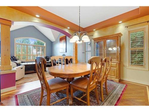 393 Banister Drive, Okotoks, AB - Indoor Photo Showing Dining Room