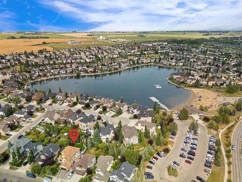 393 Banister Drive, Okotoks, AB - Outdoor With Body Of Water With View