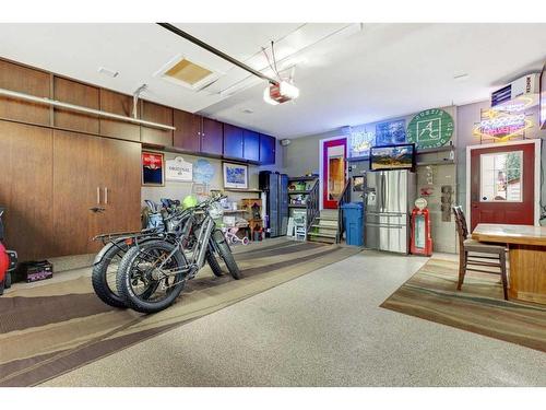 393 Banister Drive, Okotoks, AB - Indoor Photo Showing Garage