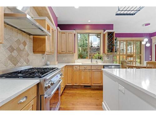 393 Banister Drive, Okotoks, AB - Indoor Photo Showing Kitchen With Upgraded Kitchen