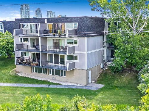 102-320 Cedar Crescent Sw, Calgary, AB - Outdoor With Balcony