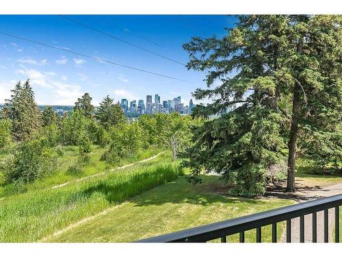 102-320 Cedar Crescent Sw, Calgary, AB - Outdoor With Balcony With View