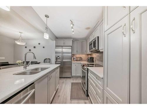 10998 Cityscape Drive Ne, Calgary, AB - Indoor Photo Showing Kitchen With Double Sink With Upgraded Kitchen