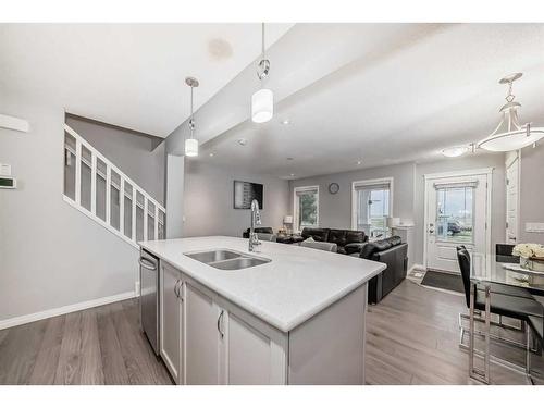 10998 Cityscape Drive Ne, Calgary, AB - Indoor Photo Showing Kitchen With Double Sink