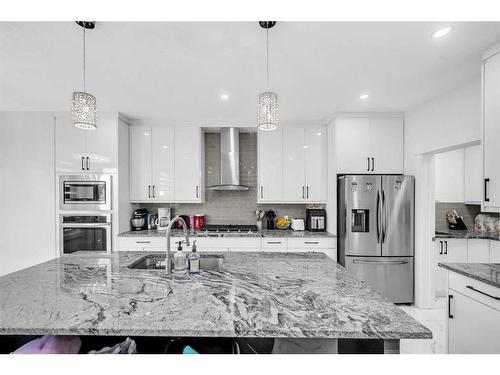 4516 84 Avenue Ne, Calgary, AB - Indoor Photo Showing Kitchen With Upgraded Kitchen