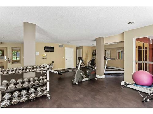 208-5115 Richard Road Sw, Calgary, AB - Indoor Photo Showing Gym Room