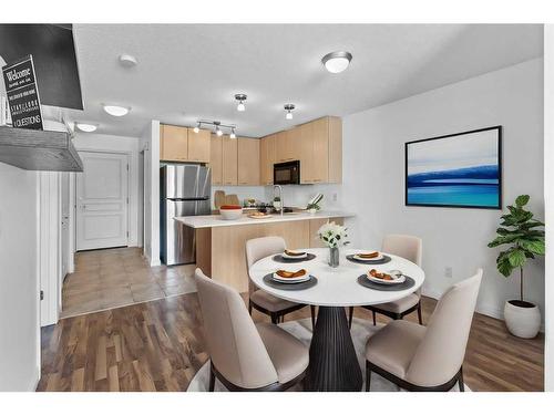 208-5115 Richard Road Sw, Calgary, AB - Indoor Photo Showing Dining Room