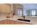 236-15 Everstone Drive Sw, Calgary, AB  - Indoor Photo Showing Kitchen With Double Sink 