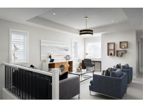 216 Crimson Ridge Place Nw, Calgary, AB - Indoor Photo Showing Living Room