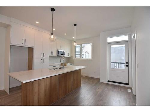 377 Sage Hill Rise Nw, Calgary, AB - Indoor Photo Showing Kitchen With Double Sink