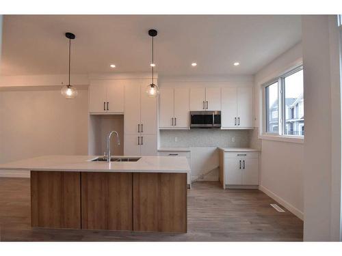 377 Sage Hill Rise Nw, Calgary, AB - Indoor Photo Showing Kitchen With Upgraded Kitchen