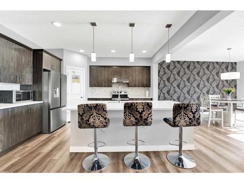 173 Savanna Passage Ne, Calgary, AB - Indoor Photo Showing Kitchen With Upgraded Kitchen