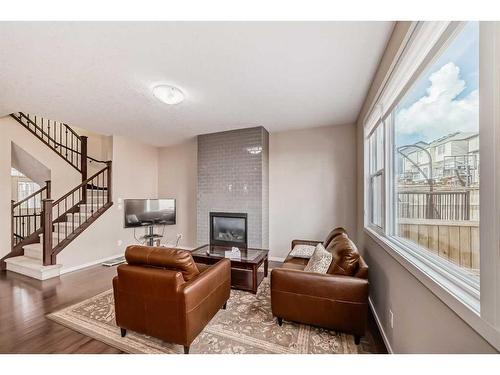 41 Nolanhurst Crescent Nw, Calgary, AB - Indoor With Fireplace