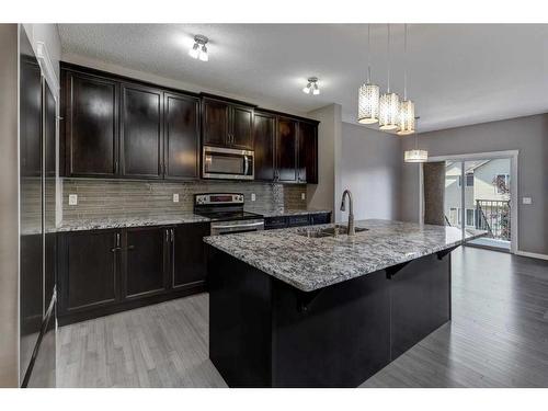 277 Kincora Glen Rise Nw, Calgary, AB - Indoor Photo Showing Kitchen With Double Sink With Upgraded Kitchen