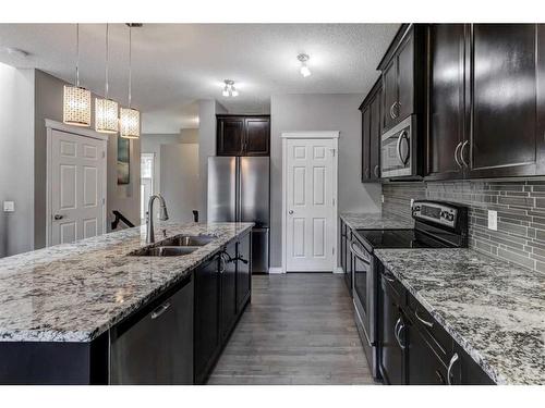 277 Kincora Glen Rise Nw, Calgary, AB - Indoor Photo Showing Kitchen With Double Sink With Upgraded Kitchen