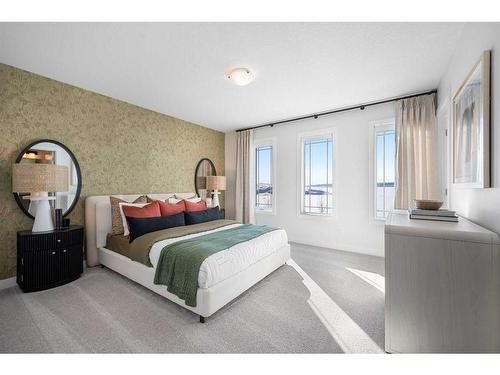 10 Versant View Sw, Calgary, AB - Indoor Photo Showing Bedroom