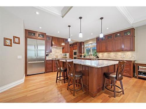 97 Posthill Drive Sw, Calgary, AB - Indoor Photo Showing Kitchen With Upgraded Kitchen